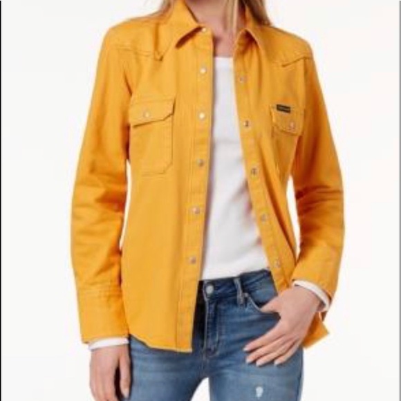 Calvin Klein Tops - NWT Calvin Klein Women’s Button Up Demin Shirt